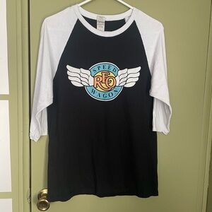 REO Speed Wagon Band Concert Jersey Tee Sz Med
